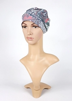 Turban Azu bambus šedo-růžová.jpg